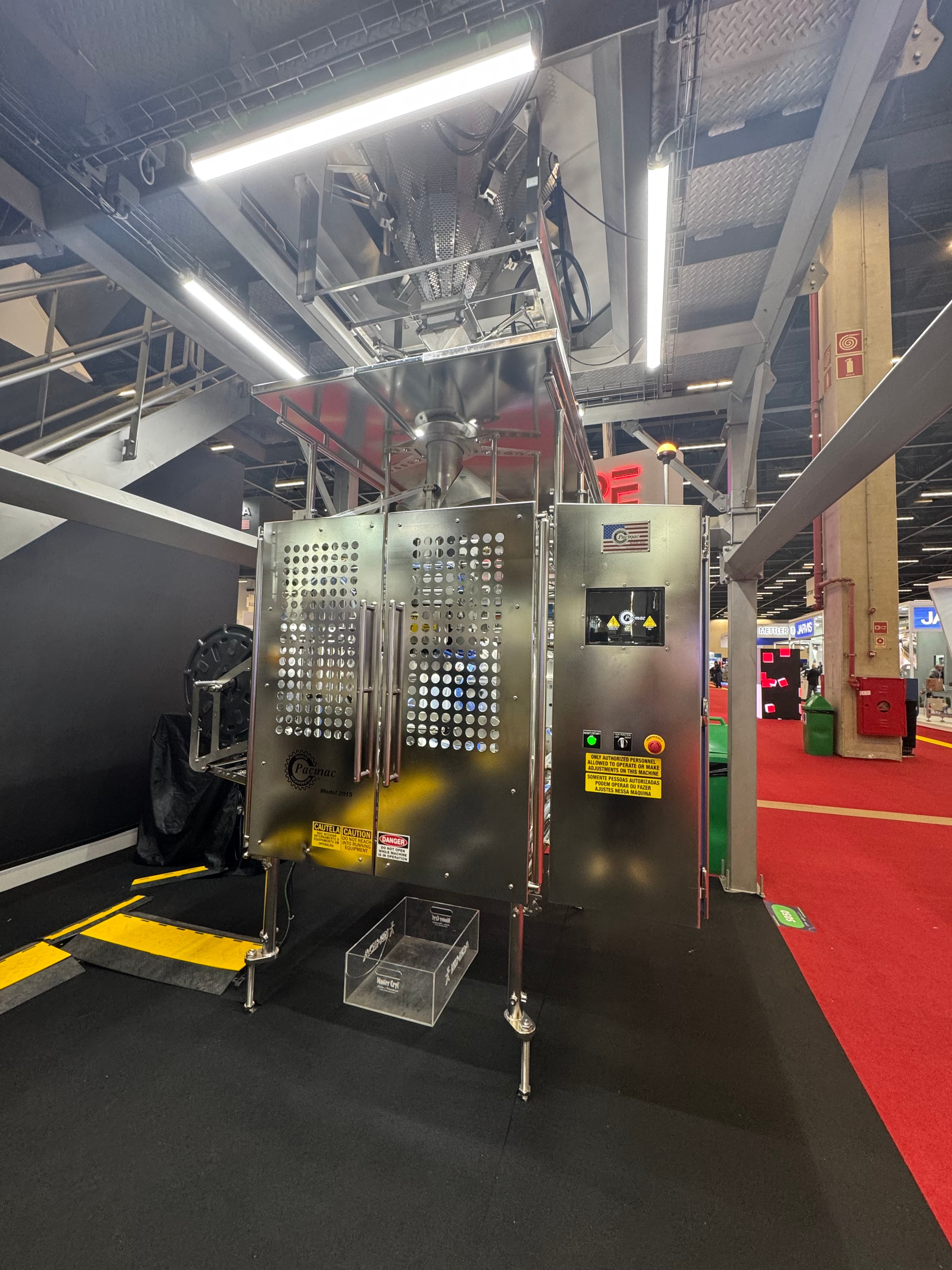 Pacmac equipment at trade show